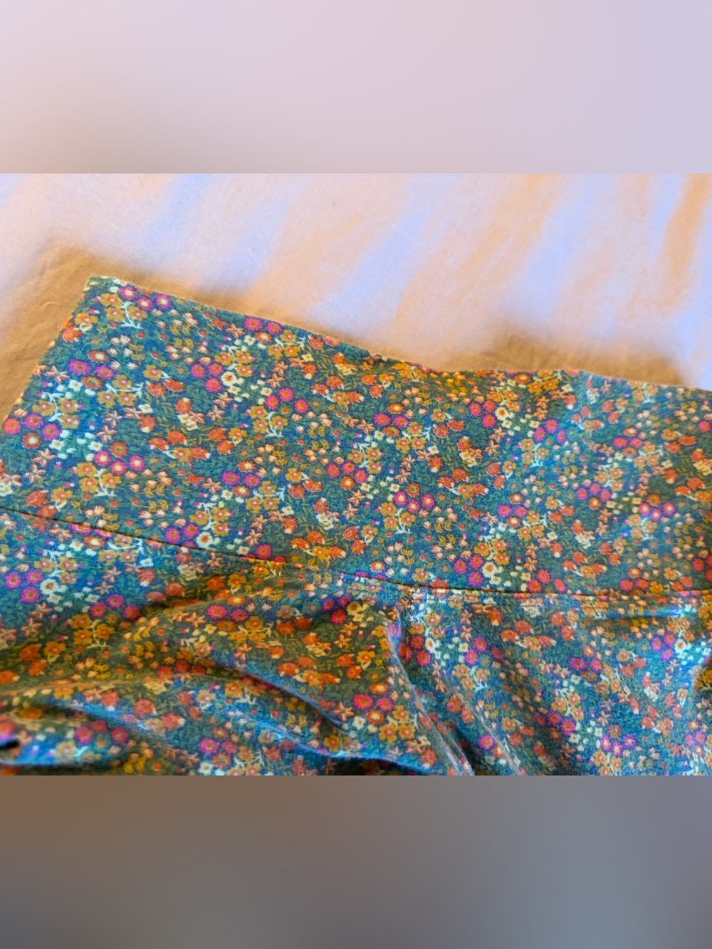 Natural life slim cotton pants with thick waistband. Size L